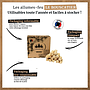 Carton 750g allume-feu en laine de bois 100% naturel - Le Bouscatier