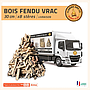 Stères de bois 30cm fendu vrac livrés
