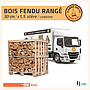 BOX de bois fendu 50cm de 1M3 livré