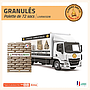 72 sac granulés piveteau livrés