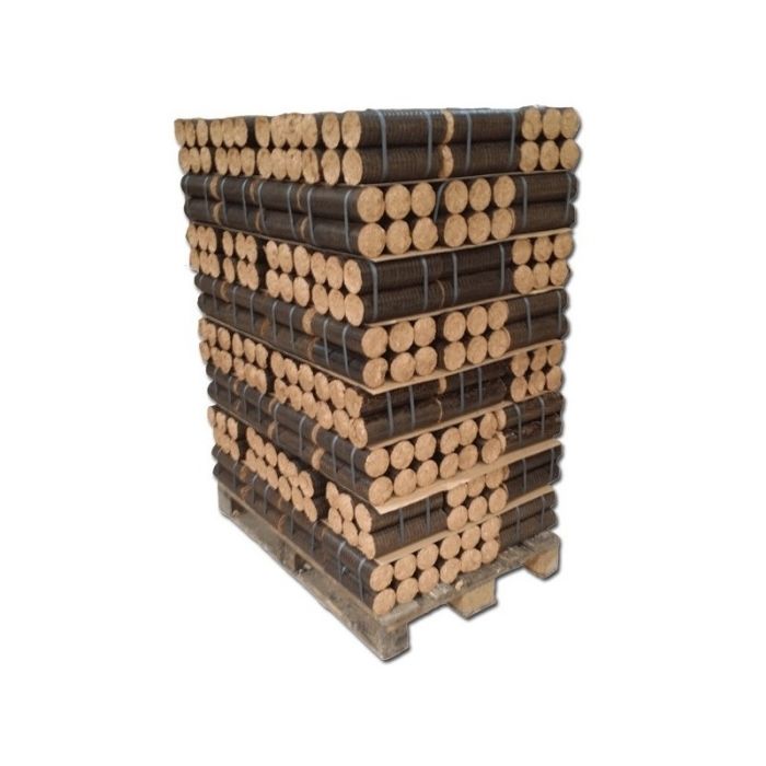 100 paquets Bûches compressées de nuit 10kgs livrée