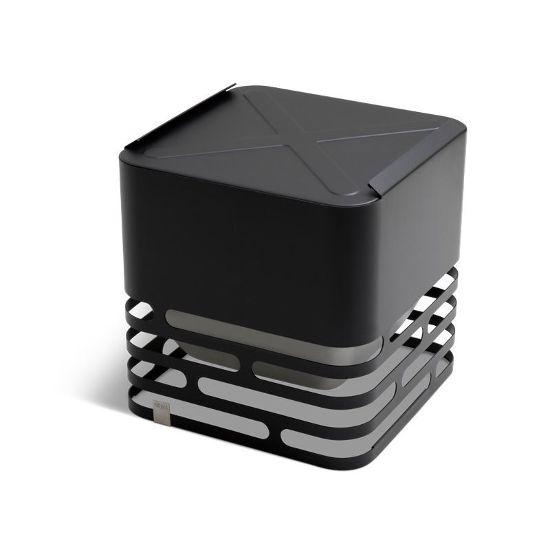 Cube brasero Noir - hofats