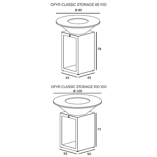 Ofyr Classic Black Storage 100