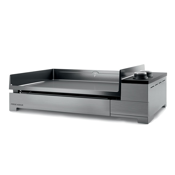 Plancha Premium Electrique 45 chassis Inox - Forge Adour