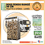 Box bois fendu 30cm 2m3 livré