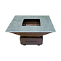 Lou pitchoun - Brasero plancha en acier corten - grille et stop food inclus